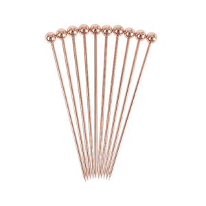 Ball Garnish Pick Copper Plated Pk10