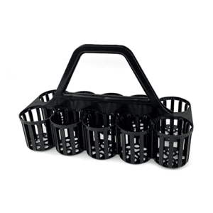 Glass / Bottle Carrier 10 Pockets BLACK