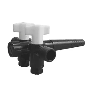 An image of a double plastic tap