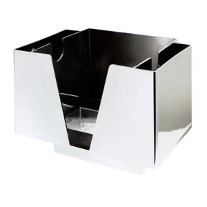 A Chrome Plated 3-Part Organiser for the Bar