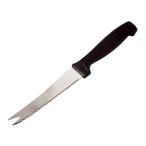 Black Handled Silver Bar Knife