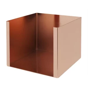 A Copper Plated Napkin Holder