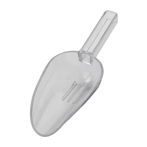 A Clear Plastic Drainer Scoop