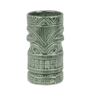 green tiki mug for cocktails