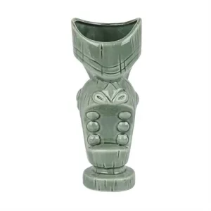 green large mouthed tiki mug for cocktails