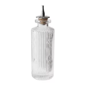 rigged glass bitters bottle