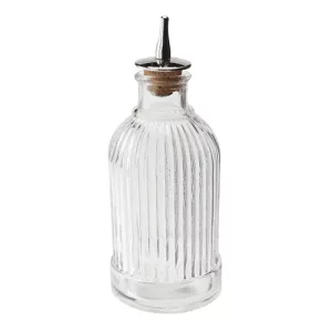 large rigged glass bitters bottle