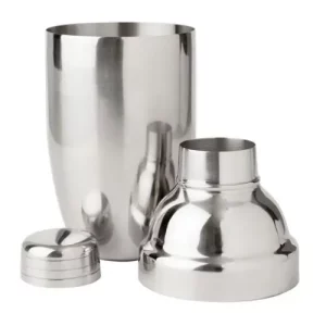 silver cocktail shaker