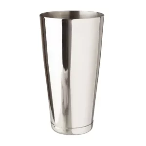 silver cocktail shaker can