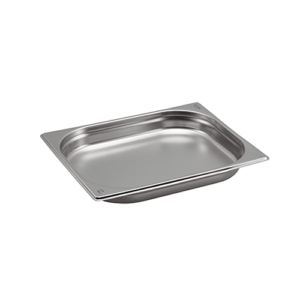 St/St Gastronorm Pan 1/2 – 40mm Deep