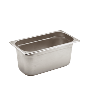 St/St Gastronorm Pan 1/3 – 150mm Deep