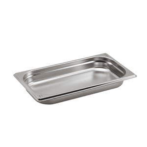 St/St Gastronorm Pan 1/3 – 40mm Deep