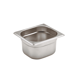 St/St Gastronorm Pan 1/6 – 100mm Deep