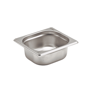 St/St Gastronorm Pan 1/6 – 65mm Deep