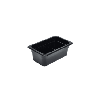 1/4 -Polycarbonate GN Pan 100mm Black