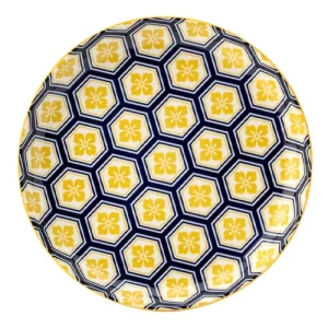 Utopia Cadiz Blue & Yellow Plate 20cm/8"