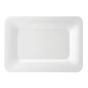 Utopia Melamine Rectangular Rimmed Plate 35.5 x 25.4cm/14 x 10"