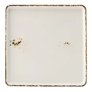 An image Utopia Umbra Square Plate White 19cm7.5