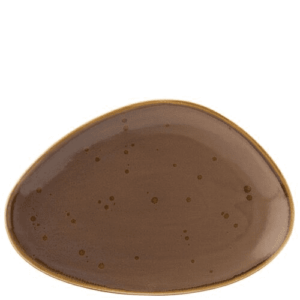 Earth Mocha Oblong Plate 14" (35.5cm)