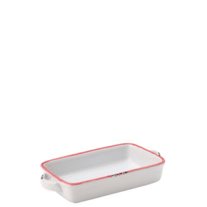 Avebury Red Small Rectangular Dish 6.75″ (17.5cm)