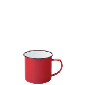 Eagle Enamel Red Mug 13.5oz (38cl) 3″ (8cm)