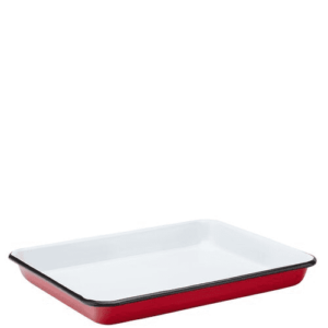 Eagle Enamel Red Baking Tray 11" (28cm)