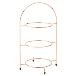 Copper 3 Tier Plate Stand 16.5″ (42cm)