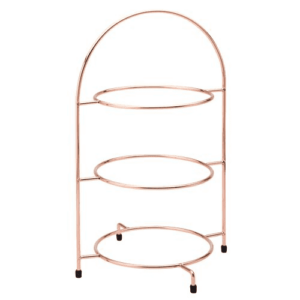 Copper 3 Tier Plate Stand 17″ (43cm)