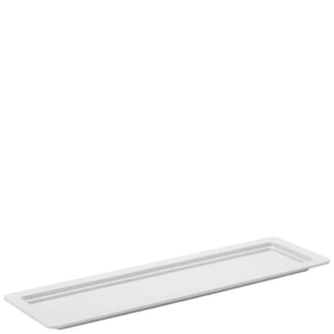 Melamine White Platters GN 2/4 – 0.5″ (1.5cm) Deep