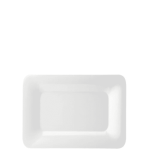 Melamine Rectangular Rimmed Plate 14 x 10″