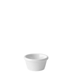 Fluted White Ramekin 2oz (6cl)