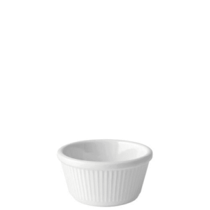 Fluted White Ramekin 4oz (12cl)