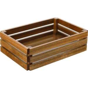 Acacia Large Crate 12.5 x 8.5″ (32 x 22cm)