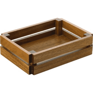 Acacia Small Crate 8.75″ x 6.25″ (22 x 16cm)