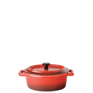 Flame Oval Casserole 6" (15cm) 17oz (48cl)