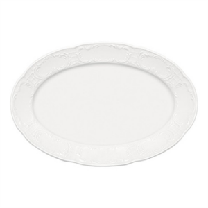 OVAL RIMMED PLATE 32cm x 21cm