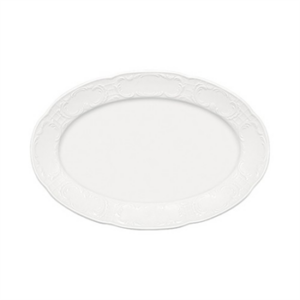 OVAL RIMMED PLATE 28cm X 19cm