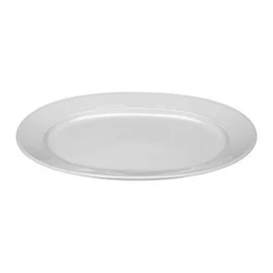 An image of a Bauscher Relation Today Oval Plate White 33 x 24cm