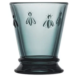 An image of a La Rochere Abeille Goblet Blue Glass