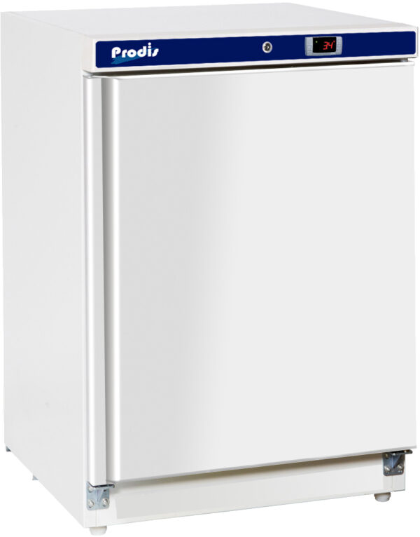 White Single Door Undercounter Refrigerator - 129L-0