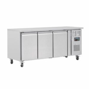 Polar U-Series Triple Door Counter Fridge 417L