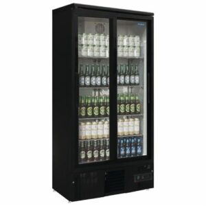 Polar G-Series Upright Back Bar Cooler with Sliding Doors 490L