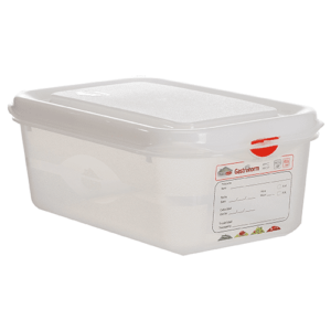 GN Storage Container 1/4 100mm Deep 2.8L