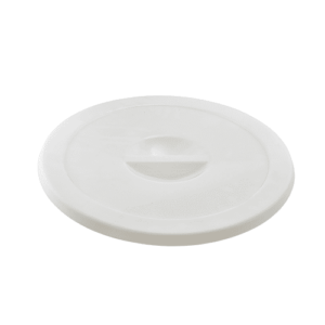 White Polyethylene Bin Lid