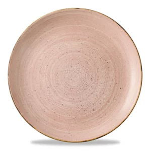 Churchill Super Vitrified Stonecast Raw Coupe Plate Terracotta 16.5cm