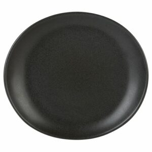 Rustico Carbon Bistro Oval Plate 29.5cm