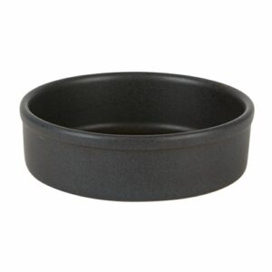 Rustico Carbon Round Tapas Dish 12.5cm