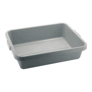 GREY TOTE/BUS BOX 22″ x 16.5″ x 6″