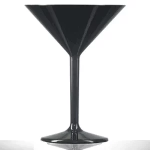 An image of a BBP Elite Martini Glass Black 255ml