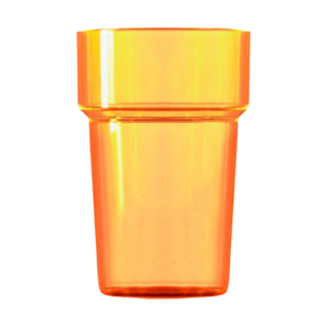 BBP Econ Rigid Event Pint Glass Neon Orange 568ml/20oz UKCA/CE